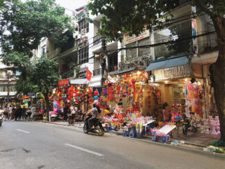 Hang Ma Street before mid-autumn festival