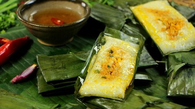 3 regions specialties,black banh chung,leaf wrapping cake