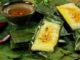 3 regions specialties,black banh chung,leaf wrapping cake
